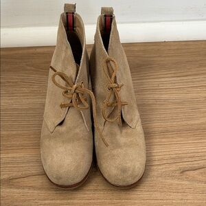 Sperry Tan Suede Ankle Boots
